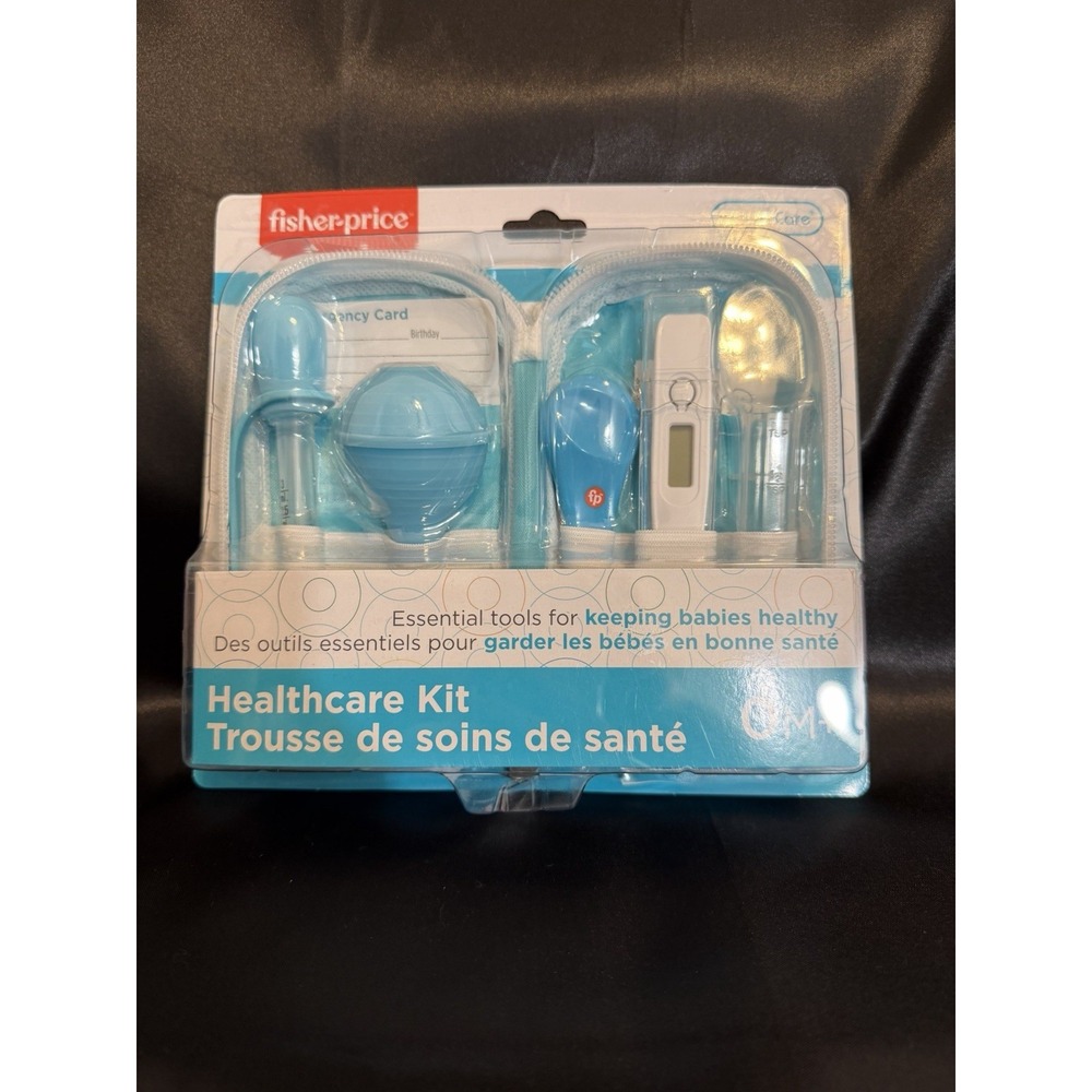 Fisher-Price Baby Infant Healthy Care Kit Six Pieces NWT Travel Case Essentials